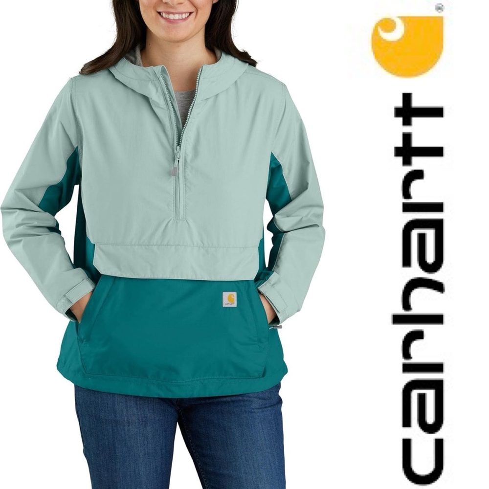 Carhartt Women's Rain Defender Lightweight Packable Anorak Size Small